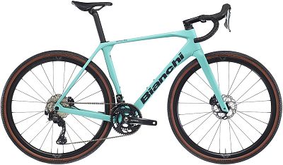 Превью Карбоновый гравийный велосипед Велосипед BIANCHI Impulso Pro GRX 820 2x12sp (2025)